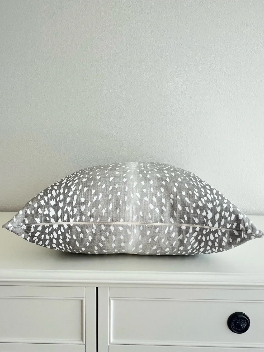 Gray Ombré Fawn Pillow Covers
